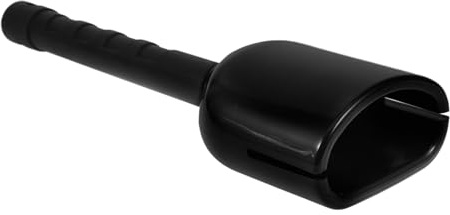 ELAYARD Handheld Metall Kuhglocke Percussion Instrument Lauter Krachmacher für Sportveranstaltungen und Musikband Geeignet Robust Langlebig Klarer Klang