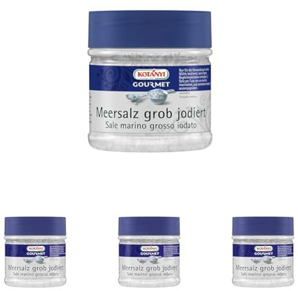 KOTÁNYI Meersalz jodiert grob - Dose 400 ccm (Packung mit 4)