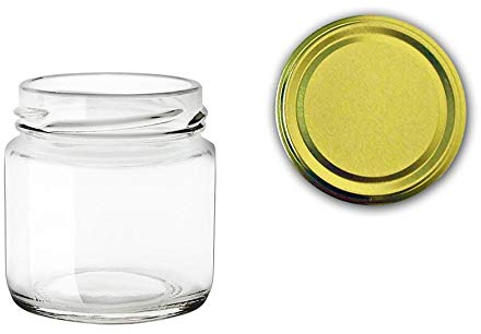 24 Barattoli vasetti vetro per monodose miele 40 ml con tappo