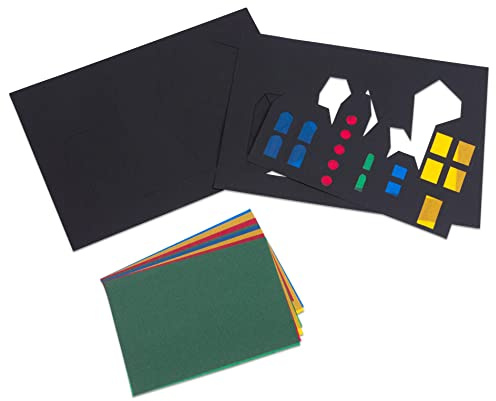 Betzold Fensterbild Stadt, 12 Stück Transparentpapier-Set | Stadtmotive, Fensterbilder, Basteln, Kreativset