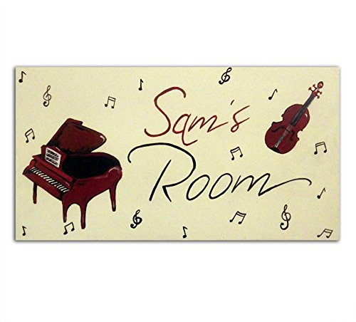 Music Personalised Door Sign