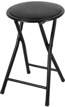 Urban Living Sgabello pieghevole da cucina (nero)