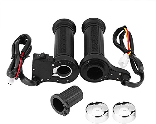 Fydun Motorrad Heizgriffe, 1 Paar Elektrische Lenkergriffe 12 V Warm Griffheizung mit Einem Lenker Von 22 mm (7/8 Zoll) Durchmesser