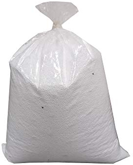 chilly pilley Styroporkugeln Vollmaterial Nachfüllpack Kugel Sitzsack Füllung Deko Verpackungsmaterial Styropor Kügelchen Baseln Modellbau Kissen (50 l)