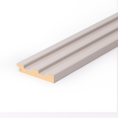 Bildershop-24 Anfangsleiste für Wandpaneele & Deckenpaneele Dekowa in Sandbeige Beige 252 x 8,4 x 1,5 cm