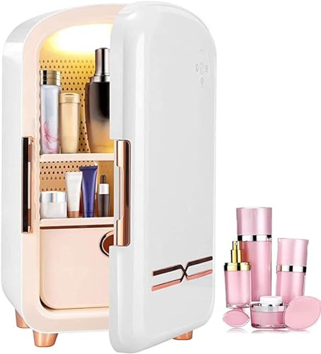 X&Z-XAOY Réfrigérateur À Cosmétiques 12L Mini Réfrigérateur À Maquillage Congélateur, Refroidisseur Et Réchauffeur Portatif pour Parfum, Beauté Et Soins De La Peau