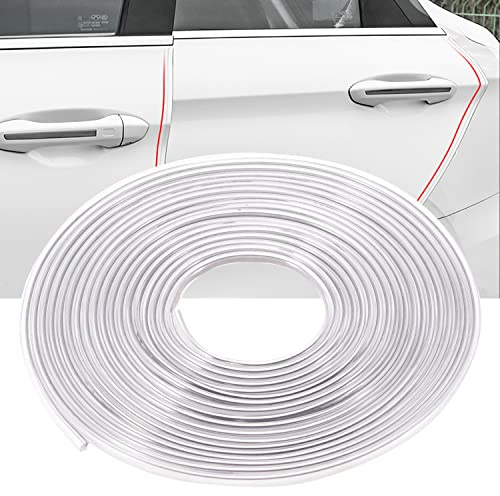 MRCPRIAN Protection de Bord de portière de Voiture Transparente avec Accessoires en Forme de U - Convient à la Plupart des Voitures (10 m)