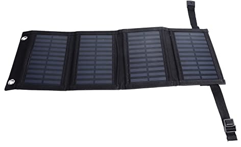 Solarpanel-Ladegerät 20 W 5,5 V – Faltbare, Tragbare, Leistungsstarke Solar-Powerbank Zum Laden Mobiler Geräte Im Freien – Ideal für Camping, Wandern und Andere