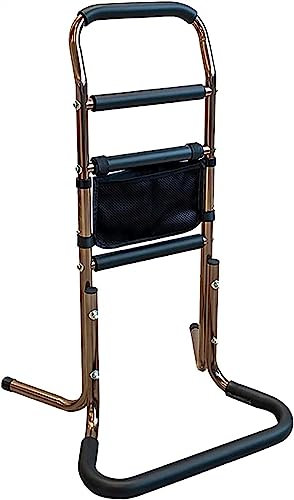 NWBZBH Medizinische Bettgitterhilfe für ältere Erwachsene, höhenverstellbarer Haltegriff, Sicherheitsgriff, Rollstuhllift für Senioren, Gehstock zum Aufstehen vom Bett aus (ohne Saugnapf)