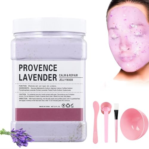 Peel-Off Gelatinmask, Peel Off Facial Jelly Mask, Rosa Gelatin Mask Pulver, Fuktgivande Pulver Ansiktsformande Gelatinmask