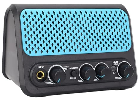 Mini -Gitarrenverstärker, Bluetooth 5.0 Doppelkanal Kleiner E -Gitarrenverstärker, Tragbarer Gitarrenverstärker, Gitarrenzubehör, Bluetooth -Gitarrenverstärker für die Tägliche