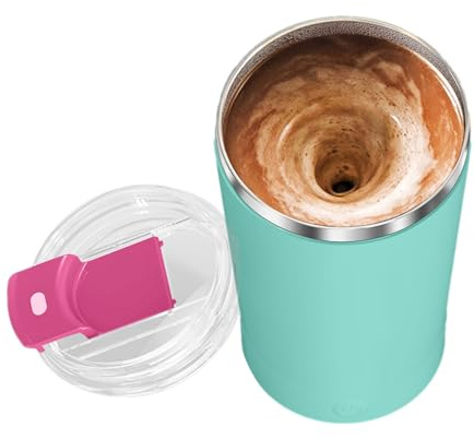 Taza autoagitante con tapa - Suministros para agitar tazas de viaje para crema, té, café, bebidas al, taza de café autoagitante | Taza para mezclar café con agitación eléctrica automática