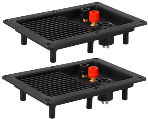 Hemobllo 2pezzi Adattatore Tazza Per Altoparlante Connettore Per Altoparlante Porte Accessorio Per Connettore Di Collegamento Del Terminale