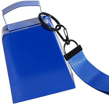 Sports Cheer Bells lauter knackiger Klang, Eisenkomponente, dauerhafte Rostschutz-Finish, perfekt für Spielkonzerte, Outdoor-Aktivitäten, Kuhglocke