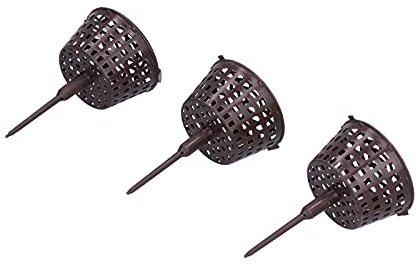 Fdit Cesta de Malla de Plástico para Fertilizante, 20 Unidades, Caja de Fertilizante para Bonsáis con Tapa, Resistente Al Envejecimiento, para Plantar y Fertilizar Plantas en Macetas,