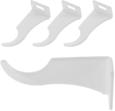 SWOOMEY Supports de Radiateur Haute Résistance Lot de 4 en Acier Inoxydable Crochets Muraux pour Radiateurs Électriques et Eau Usage Intérieur Chauffage