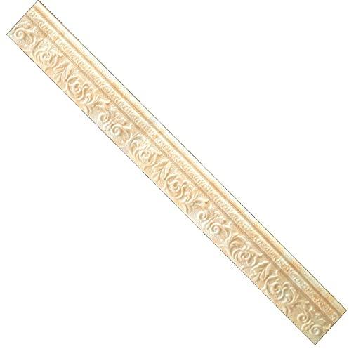 Guest Ruyunlai Bordure de papier peint Frise Murale Adhesive Bordure Papier Peint Frise Autocollante ​pour Cuisine, Plafond, Salon, B marbre jaune jade 8cm X 230cm*2 Pcs