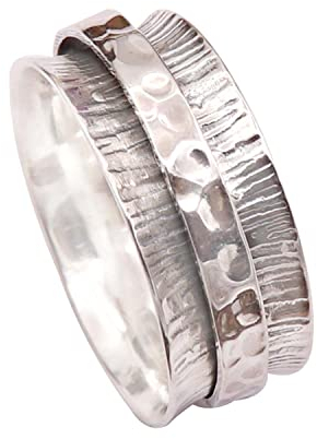 Spinner Ring 925 Sterling Silber Ring Männer & Frauen Spinner Meditationsring Goyal Impex Alle Größen Ring Geschenkartikel Handmade Jewerly ISR41_69 (22.0)
