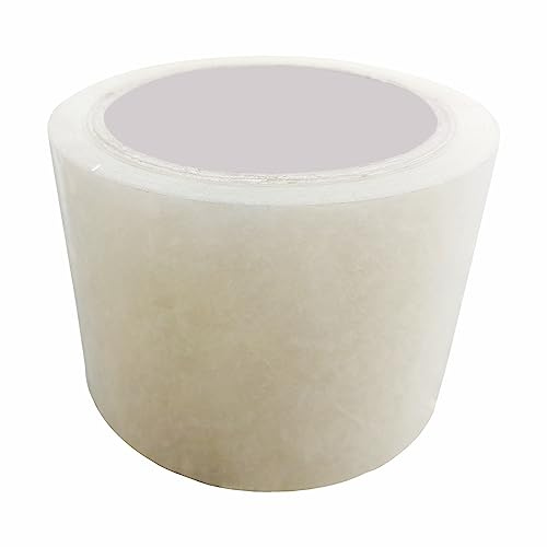 M1SS One Roll x Waterproof Clear Duct Tape 3 Inch 72mm x 66m 42 Micron Reinforced Heavy Duty Package Tape Electrical Tape Fixing, Box Sealing Perfect for Home and Commercial Use