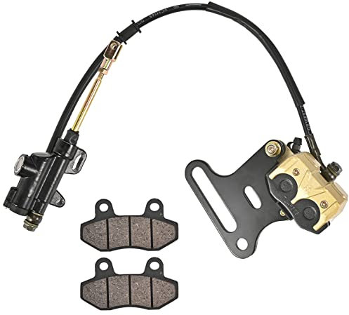 Rear Brake Master Cylinder & Caliper Replacement for Chinese Dirt Pit Bike Baja SSR Apollo Taotao Roketa Sunl SSR 50cc 70cc 90cc 110ccc 125cc 200cc Fit 15mm Wheel Shaft (B Rear Master Cylinder)