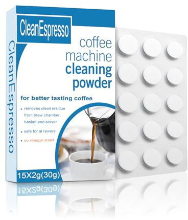 Cleaner Sage & Breville Coffee Machine & Espresso Machine Cleaning Tablets 15 Count