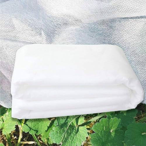 Telo di Protezione in Tessuto Non Tessuto per Piante 17 gr/mq | Antigelo Anti Insetti Traspirante | Rotoli Teli Cappuccio in Varie Misure (2 x 10 mt Telo 17GR)