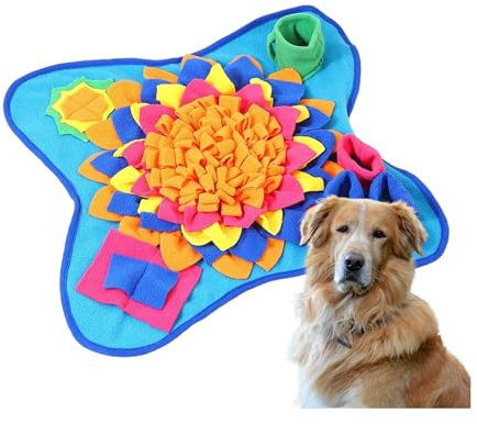 ROY Schnüffelteppich für Hunde und Katze, Futterschnüffel - Futtermatte, Schnüffelmatte Hund, Welpen-Trainingsmatte für langsames Füttern, Dog Spiel Trainingsmatte - Intelligenzspielzeug für Hunde