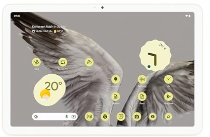 Google Pixel Tablet – Android-Tablet mit 11-Display und einem Akku mit Langer Laufzeit – 8 GB RAM – 128 GB Speicherplatz – Porcelain