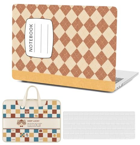 FFBOFFC Hülle Kompatibel mit MacBook Pro 13 Zoll 2012 2011 2010 2009 2008 Alte Version Modell A1278 mit CD-ROM, Plastik Hartschale Schutzhülle Case & Tasche & Tastaturabdeckung, Buch