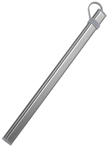 Giyofom Chopsticks Storage Tubes Aluminum Alloy Box Case for Titanium Chopsticks Storage Box Without Chopsticks Gray