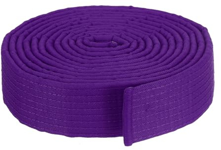 PATIKIL Taekwondo färgat rankningsbälte 4 cm x 11,8 m 3,6 m, kampsport judo karate bälte för tränarundervisning, lila
