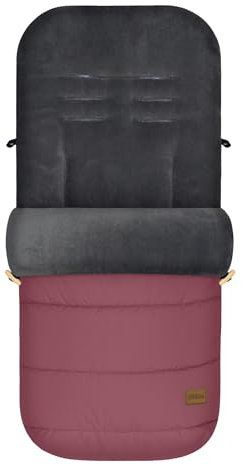 Fillikid Winterfußsack Lanin Exklusiv | Warmer Fußsack für Kinderwagen, Sportwagen & Buggy mit Anti-Rutschschutz | Kuscheliger Babyfusssack mitThermo-Fleece | Kinderfussack, Einschlagdecke