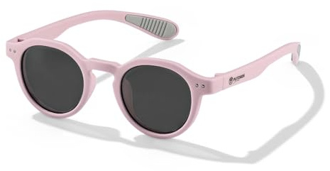 FLITZKIDS Kinder Sonnenbrille 3–8 Jahre – UV400 Schutz & polarisierte Gläser – Flexibel & bruchsicher – Rutschfeste Bügel – Leicht & stylisch für Jungen & Mädchen