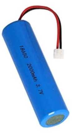 SXYKXYDL Batería Recargable de Iones de Litio 18650 de 2000 mAh y 3,7 V con Cables de PCB y Conector XH 2P 2,54