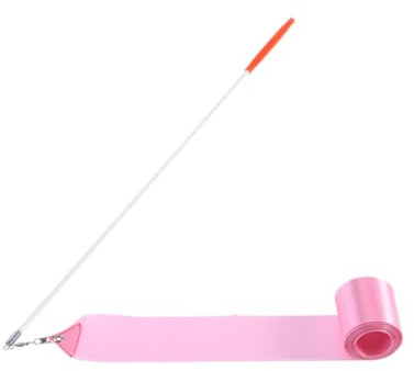 VICASKY Tanzband Für Gymnastik Kinder 4m Lang Fiberglasgriff Gymnastikband Bunt Für Tanz Training Rhythmisches Turnband Sportgeräte