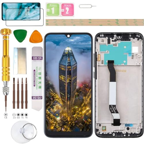Gadget Troops Kit de repuesto de pantalla LCD para Xiaomi Redmi Note 8 M1908C3JG (negro)
