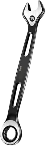 YUOIUX DualUse - Llaves de trinquete de extremo abierto, llaves combinadas de 6 mm a 22 mm, cortador de tuercas, herramienta manual de reparación de llaves combinadas