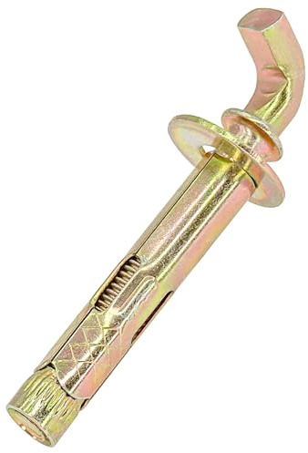 8 pezzi Heavy Duty espansione gancio bulloni – M10 tasselli da parete per scaldabagni e scaffalature