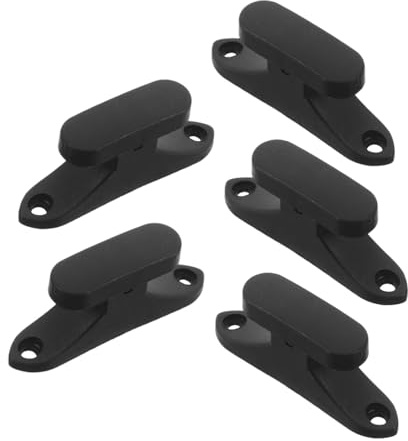 JOINPAYA Clips de Fixation Sécurisés Installation Rapide 5pcs Pinces de Maintien en Plastique Noir Compatibles Universellement pour Étui de Violon et Alto pour Performances et Voyages