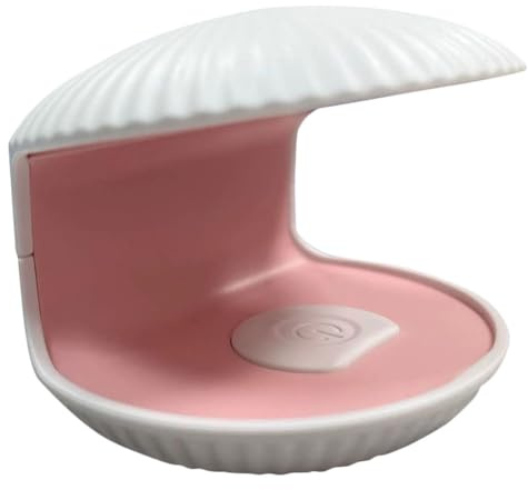 AUTSUPPL Lampe Sèche-manucure USB Mini Blanche Câble, Séchoir à Vernis à Ongles LED UV Compact, Outil de Manucure pour Salon et Usage Domestique