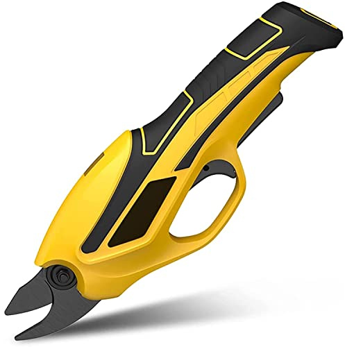 VGVSBG Electric Pruning Shears for Gardening, Cordless Rechargeable Tree Pruner, with Safety Protection, Rechargeable 2.5Ah Lithium Battery Powered