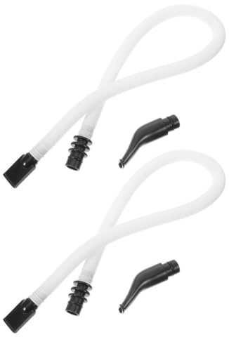 FUNOMOCYA Kit de 2 Tubes D’Instrument de Musique en Plastique Abs avec Embouchures pour Mélodica 32/36/37/41 Clés, Tuyau Flexible Résistant la Flexion, Accessoires Compatibles pour Élèves