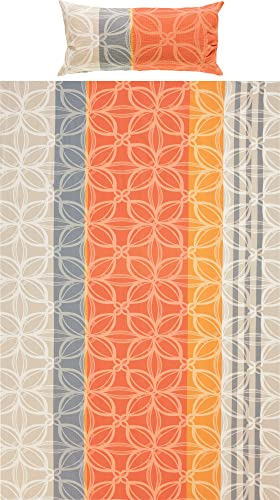 Erwin Müller Bettwäsche, Bettgarnitur Seersucker 100% Baumwolle - bügelfrei, mit praktischem Reißverschluss, temperaturausgleichend