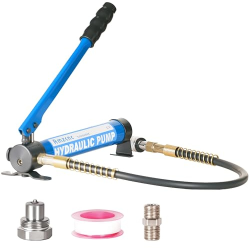 Hydraulic Hand Pump Power Pack Hose Coupler (10000 psi) Hydraulic Oip Pump Hand Operated Pump Hydraulic Hand Pump Manual Pump CP-180 for ConnectingSplit Unit