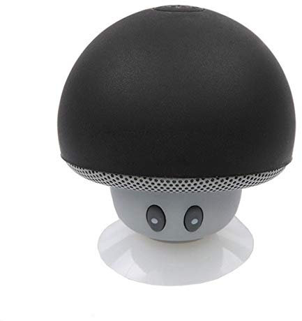 Altoparlante a Fungo Bluetooth per iPhone 11 PRO Smartphone Ventosa Altoparlante Micro Mini (Nero)