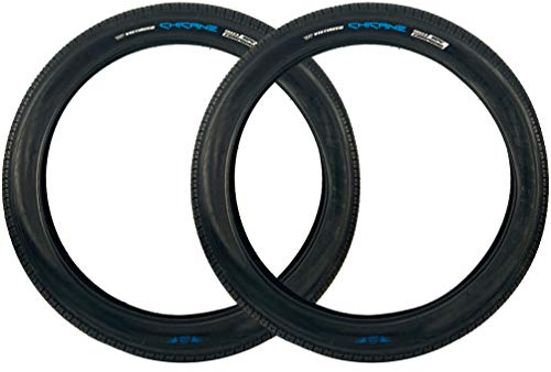 SE Bikes Chicane 26 x 3.5 BMX Durable Wire Bead Replacement OEM Dirt Street Bike Tire Bundle (Black)
