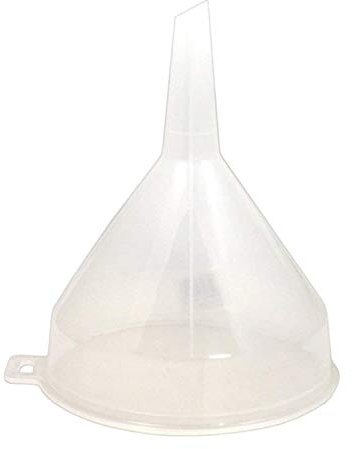 CLEAR PLASTIC FUNNEL FOR Bottle Filling,Essential Oils,Arts & Crafts Supplies,Science Laboratory Chemicals-14CM (1)