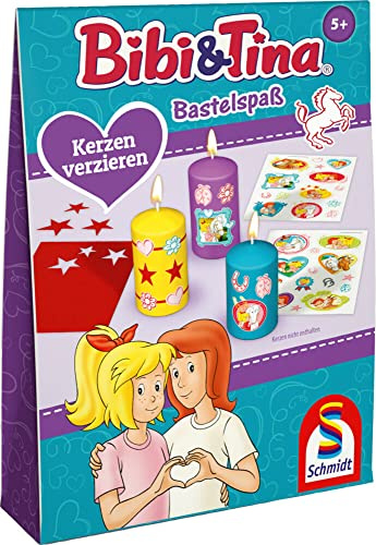 Bibi & Tina, Bastelspaß, Kerzen verzieren