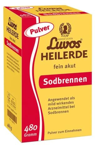 Luvos Heilerde fein akut bei Sodbrennen, 480 g Pulver