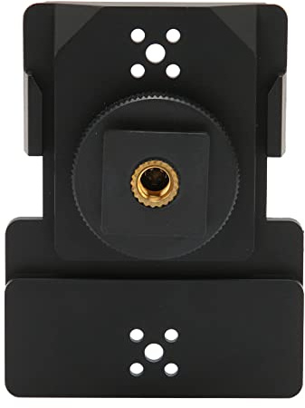 Kamera-Blitzschuhhalterung, Professionelles Hochfestes Adapter-Set, Adapter, ABS für Halterung, Stärke, Zubehör, Einfach Anzubringen und zu Entfernen, für EW 100 300 500 G1 G2 G3
